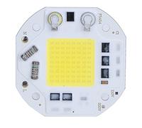 Gucagle AC220V 50W Alto brillo COB Luz Chip de cuentas Fuente de luz Bombilla de foco para tráfico Paisaje Publicidad Iluminación interior Sustrato de aluminio 54x54x1.5mm (Blanco frío)