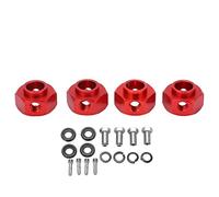 Gucagle Adaptador de Cubo de Rueda Hexagonal RC Conector de ampliación Pieza de actualización de aleación de Aluminio de Alta Resistencia para vehículo Traxxas 1/10 RC Crawler Car Juego (6mm)