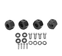 Gucagle Adaptador de Cubo de Rueda Hexagonal RC Conector de ampliación Pieza de actualización de aleación de Aluminio de Alta Resistencia para vehículo Traxxas 1/10 RC Crawler Car Juego (8mm)