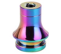 Gucagle Adaptador de retenedor de maletero de perilla de cambio M10x1 25 Retenedor de palanca de cambios de aleación de aluminio universal para vehículos de transmisión manual (Vistosa)