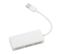 Gucagle Adaptador inalámbrico Carplay, Dongle USB, Caja de actualización, Reproductor de navegación Inteligente para Android iOS, proyección de Pantalla de Coche ABS, Negro y Blanco (Blanca)