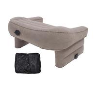 Gucagle Almohada Inflable de Lectura, Altura Ajustable, cómoda y Plegable para Escritorio o Regazo, Ideal para Trabajar, Jugar, Escribir en casa o Viajar. PVC Terciopelo, 56 x 42 x 35 cm, (Gris)