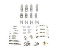 Gucagle Aluminium Alloy Shock Absorber Accessory Fit WPL B4 24 1/16 RC Car Upgrade Parts Durable Lightweight Performance Enhancer Replacement Parts for Off Road RC Vehicles (Plata)