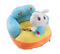 Gucagle Asiento de Apoyo para bebé Sofá de Felpa Suave Cómodo Forma de Animal Lindo Ángulo Ajustable Base Antideslizante para Que el bebé aprenda a Sentarse Entrenamiento Uso en (Patrón de Conejo)