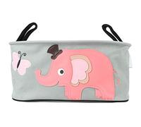 Gucagle Bolsa de Almacenamiento Colgante para Cochecito de bebé, Organizador Multifuncional portátil con 4 Bolsillos para cochecitos de bebé, carritos con Paraguas, Tela Oxford, patrón de
