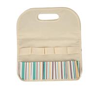 Gucagle Bolsa de Herramientas de jardín Multifuncional de Gran Capacidad con Tablero de PE Bolsa de Almacenamiento Duradera para Acampar para jardinería y Escalada al Aire Raya Colorida
