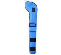 Gucagle Bolsa de nailon para palos de golf, impermeable, portátil, suave, plegable, para niños, para entrenamiento de práctica al aire, los niños pueden contener 3 palos, naranja, (Azul)