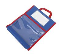 Gucagle Bolsa para Libros para niños Bolsa para Libros de Lectura portátil con Bolsillo Transparente para el Aula con asa Cosida para tareas Escolares Almacenamiento de útiles Escolares