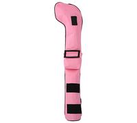Gucagle Bolsa para palos de golf Bolsa para palos de golf para niños, portátil, impermeable, suave y plegable, de nailon, para entrenamiento de práctica al aire, adecuada para niños, con (Rosada)