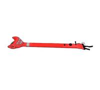 Gucagle Boya marcadora de Superficie Tubo de Seguridad Inflable Boya de Buceo con señal de tiburón Martillo de Alta Visibilidad para Snorkel Pesca submarina Actividades subacuáticas (Naranja)