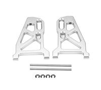 Gucagle Brazo de suspensión Inferior Delantero de aleación de Aluminio Mecanizado CNC de precisión Pieza de actualización Duradera para FS 53633 51805 51806 1/10 Escala RC Coche Rojo (513007S Plata)