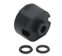 Gucagle Caja diferencial RC Carcasa diferencial de plástico Negro Duradera Profesional de Alto Rendimiento para Coche 1/10 RC ZD Racing 7172 25x18 mm