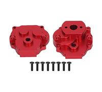 Gucagle Carcasa de Caja de Engranajes RC Aleación de Aluminio Exquisita Resistente a los Golpes Carcasa de Caja de Engranajes RC Crawler para Traxxas 1/18 TRX4M Pieza de actualización de (Roja)