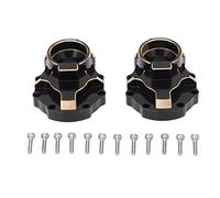 Gucagle Carcasa de la Cubierta del Portal Interior Trasero de latón Prueba de óxido Resistente al Desgaste Durable Simulación Reemplazo Accesorios RC con Tornillos de