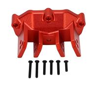 Gucagle Carcasa del Eje RC Montaje de la Varilla de riel Aleación de Aluminio de Alta Resistencia Estabilidad Mejorada Soporte de Enlace de la Varilla de Acoplamiento para Losi Baja Rey (Roja)