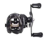 Gucagle Carrete de Cebo Carrete de Cebo con Mango Derecho Material Compuesto Ligero Fuerza de frenado de 16 kg Accesorios de Pesca al Aire para Pesca con señuelos Pesca en Roca