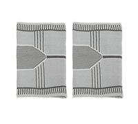 Gucagle Coderas de grafeno, Coderas calefactoras 3D para Fitness, Ciclismo, Correr, Tela de Nailon de Alta Elasticidad, par de Seda de látex (SG)