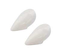 Gucagle Colmillos de Vampiro Dientes Falsos Resina Fiesta de Halloween Cosplay Dentaduras Accesorios para Niños Adultos Vampiro Hombre Lobo Zombie Accesorios de Disfraz 2 Piezas (15mm)