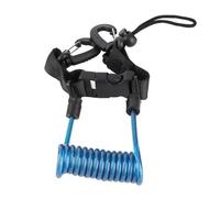 Gucagle Cordón de Buceo Cordón de Bobina de Liberación Rápida Profesional a Prueba de Pérdidas para Accesorios de Mango AR15 M4 Buceo Submarino Snorkel Alambre de Acero Lona de Plástico (Azul)