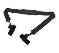 Gucagle Correa de transporte para caña de pescar, soporte ajustable y duradero para cinturón de hombro para entusiastas de la pesca, material de nailon EVA, negro, 63 112cm de longitud