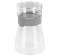 Gucagle de vidrio de borosilicato alto para verter sobre, tetera con báscula, resistente al calor, a prueba de explosiones, de goteo manual para el hogar, cocina, cafetería (Clara)