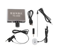 Gucagle Detector de Fugas de tuberías con Kit de detección de Fugas de tuberías de Agua de amplificación 20000X para construcción de viviendas, plomería, Material metálico ABS