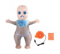 Gucagle Disfraz inflable para bebé, disfraz divertido, innovador, ligero, impermeable, para bebé, disfraz para adulto, fiesta de bienvenida al bebé, vacaciones, Cosplay