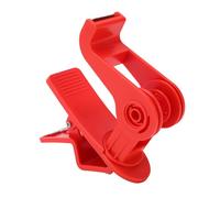 Gucagle Dispensador de cinta de escritorio ABS Dispensador de cinta artesanal ajustable Abrazadera de mesa Herramienta de envoltura de regalos de mesa para envolver regalos Proyectos (Roja)