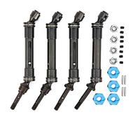 Gucagle Eje de transmisión del Eje de transmisión Delantero Trasero CVD de Metal con Adaptador para TRAXXAS Slash Piezas de actualización de Coche RC antioxidantes duraderas de Alto (Azul)