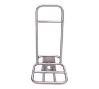 Gucagle Estante de Horquilla Delantera para Bicicleta, aleación de Ti, portátil, Fuerte Soporte de Carga, Plegable, portaequipajes Delantero para Bicicleta, para IR de Compras,