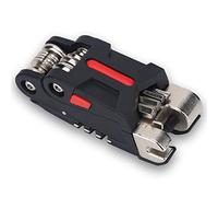 Gucagle Juego de Herramientas de Mantenimiento y reparación multifunción para Bicicleta de montaña 16 en 1 Durable Compacto Ligero para entusiastas del Ciclismo Negro 10 x