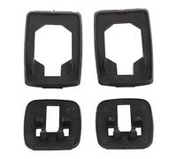 Gucagle Juego de juntas de manija de puerta 4PCS ABS Sellado fuerte Bajo nivel de ruido Resistente al desgaste Delantero Trasero Izquierdo Derecho Ajuste para III 3 Piezas de repuesto de