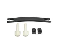 Gucagle Kit de manija de maleta Cubierta de extremo de aleación de zinc duradera Agarre cómodo Fácil de instalar Reemplazo para maleta de equipaje Accesorios de viaje Goma plástica Liviana