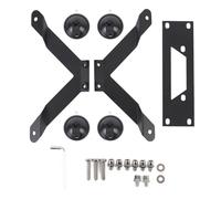 Gucagle Kit de Montaje en Techo de Coche satélite Rectangular, Ventosa de adsorción Fuerte, Base Plana, instalación sin Costuras para Mini RV, Furgoneta, Barco, aleación de Aluminio,