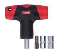 Gucagle Llave con mango en T, torsión fija, acero al cromo vanadio, herramienta de casquillo hexagonal de 1/4 de pulgada con biela y casquillos de 7 mm y 8 mm para reparación y (1,8 Nm)