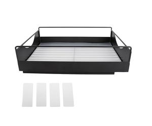 Gucagle Organizador de gabinete extraíble, estantes de despensa deslizantes silenciosos y Suaves para Cocina, baño, Armario, Estante de Almacenamiento de Acero al Carbono (Grande)