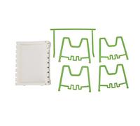 Gucagle Organizador de Tapa de Olla, Material PP Duradero, solución de Almacenamiento de Cocina Que Ahorra Espacio para ollas, sartenes, Tapas, Tablas de Cortar con Base Antideslizante, (do)