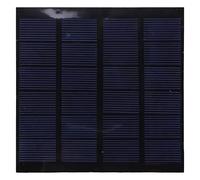 Gucagle Panel solar de 1,5 W Polisilicio de alta eficiencia Salida USB de 6 V Cargador de energía solar DIY para motor de ventilador pequeño Luz LED Teléfono móvil 110 mm x 4,3 pulgadas