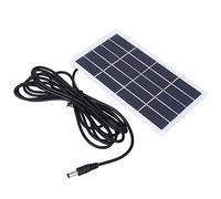 Gucagle Panel solar de polisilicio Alta eficiencia 5V 4W Panel de batería de energía solar Carga para luces de jardín al aire y pequeños electrodomésticos Ligero Durable 173x99x2 mm