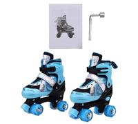 Gucagle Patines de ruedas Rueda intermitente ajustable Niños Niños Rodamiento ABEC Ruedas de PU Protección triple del tobillo Diseño de zapato único para niños Niños Niñas Niños pequeños (METRO)