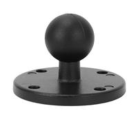 Gucagle Placa adaptadora AMPS de Metal, Soporte de Bola Redonda Duradero de 1 Pulgada con Base de Taladro con patrón de 4 Orificios Hecha de aleación de Aluminio para Barcos, Kayaks,