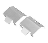 Gucagle Placa Protectora de Eje RC de Acero Inoxidable Cubierta Protectora Duradera para Traxxas TRX4 1/10 Crawler Eje Delantero Trasero Superficie Brillante Resistente al Calor Juego de