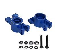 Gucagle Portador de Eje Trasero RC Bloque de Ruedas de aleación de Aluminio con rodamientos Pieza de Repuesto Duradera, Liviana y de Alta Resistencia para TRAXXAS 1/8 4WD SLEDG RC Car 2PCS (Blue)
