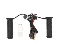 Gucagle Puños de Mano con calefacción para Motocicleta, Impermeables, Ajustables, con Temperatura, para Manillar de Motocicleta ATV, Caucho de nitrilo, aleación de Aluminio, 22 mm, 12 V