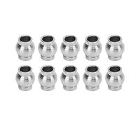 Gucagle RC Shock Ball Head Set 10PCS Metal Amortiguador Rótula para Control Remoto Coche ZD Racing 10421S 1/10 RC Desert Off Road Vehículo Hierro Plata 7mm 5mm 3mm