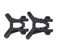 Gucagle RC Shock Tower Board Aleación de Aluminio Piezas de Repuesto Delanteras Traseras para TEKNO ET48.3 Coche de Control Remoto Actualización de Rendimiento Estable y Duradera TKR5428 (Negra)