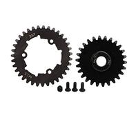 Gucagle RC Spur Gear Piñón Set 35T Engranaje Recto Principal Acero Resistente al Desgaste Mano de Obra Fina M1 5 para TRAXXAS 1 5 6S 8S Vehículo de Control Remoto (26T)