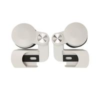 Gucagle Reemplazo de Orejeras para Auriculares VR, Auriculares Conductores Suaves y cómodos, Efectos de Sonido mejorados para Juegos de Realidad Virtual, Material ABS, Color Blanco,