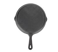 Gucagle Sartén de hierro fundido Pre sazonada Distribución uniforme del calor Apto para horno Mini sartén de hierro fundido para parrilla Horno Asador Cocinar Hornear Servir Material de (16 cm/ojo)