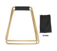 Gucagle Soporte Plegable para refrigerador, portaequipajes, Nevera, Soporte para Caja de Hielo, Soporte portátil Universal, Impermeable, de Acero Inoxidable, para Acampar al Aire para (Caqui)